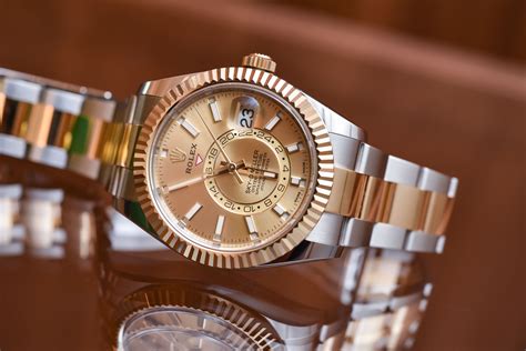 sky dweller rolex two tone|Rolex Sky-Dweller 326933.